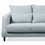 Диван Seldon с мягкими подушками голубое букле варинант исполнения - 4 | Loft Concept в Новосибирске