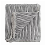 Плед из хлопка серого цвета Waffle Comfort варинант исполнения - 1 | Loft Concept в Новосибирске