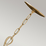 Люстра дизайнерская золотого цвета с 6-ю лампами на изогнутых рожках с текстурной поверхностью Hinkley варинант исполнения - 3 | Loft Concept в Новосибирске