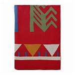 Плед хлопковый по мотивам чувашских орнаментов Ural and Siberian Patterns варинант исполнения - 5 | Loft Concept в Новосибирске