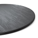 Стол обеденный с круглой столешницей черного цвета Harris Collection варинант исполнения - 3 | Loft Concept в Новосибирске