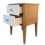 Тумба прикроватная с 2-мя ящиками Tasteful Furniture Light варинант исполнения - 2 | Loft Concept в Новосибирске