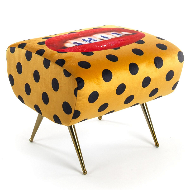 Оттоманка Seletti Pouf Shit Желтый Латунь в Новосибирске | Loft Concept 