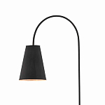 Торшер с изогнутым корпусом на бетонном основании Black Portland варинант исполнения - 1 | Loft Concept в Новосибирске