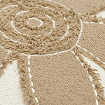 Подушка с цветочным принтом и кисточками Blooming Elegance Harper варинант исполнения - 2 | Loft Concept в Новосибирске