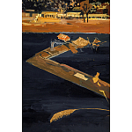 Кофейный стол с японским пейзажем Bohemia coffee table  варинант исполнения - 5 | Loft Concept в Новосибирске