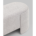 Банкетка Taks букле светло-серый варинант исполнения - 3 | Loft Concept в Новосибирске