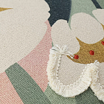 Подушка с цветочным принтом и кисточками Blooming Elegance Daisy варинант исполнения - 2 | Loft Concept в Новосибирске