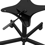 Стул с мягкой обивкой из велюра и подъемно-поворотным механизмом на колесиках Mason Green and Yellow варинант исполнения - 6 | Loft Concept в Новосибирске