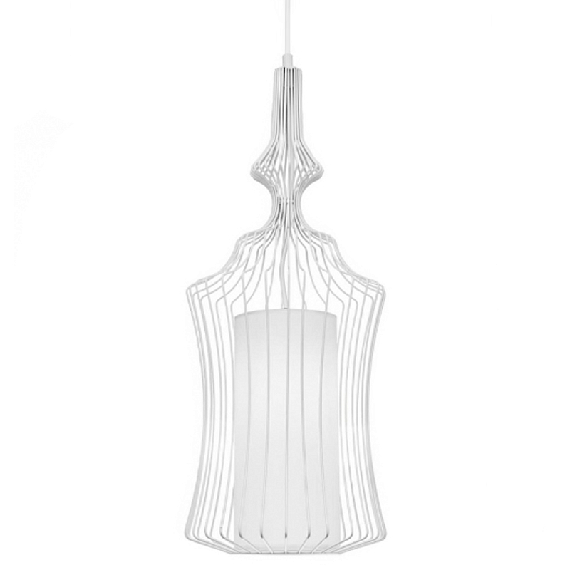 Подвесной светильник Wire Dream Pendant 4 Белый Белый Подвесной светильник Wire Dream Pendant 4 Белый Белый в Новосибирске | Loft Concept