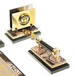 Настольный письменный набор из яшмы Manager Organizer варинант исполнения - 6 | Loft Concept в Новосибирске