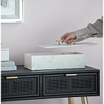 Шкатулка из белого мрамора Save Time варинант исполнения - 4 | Loft Concept в Новосибирске