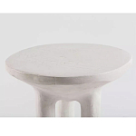 Дизайнерский журнальный стол белый на 3-х ножках в виде ступней African table варинант исполнения - 1 | Loft Concept в Новосибирске