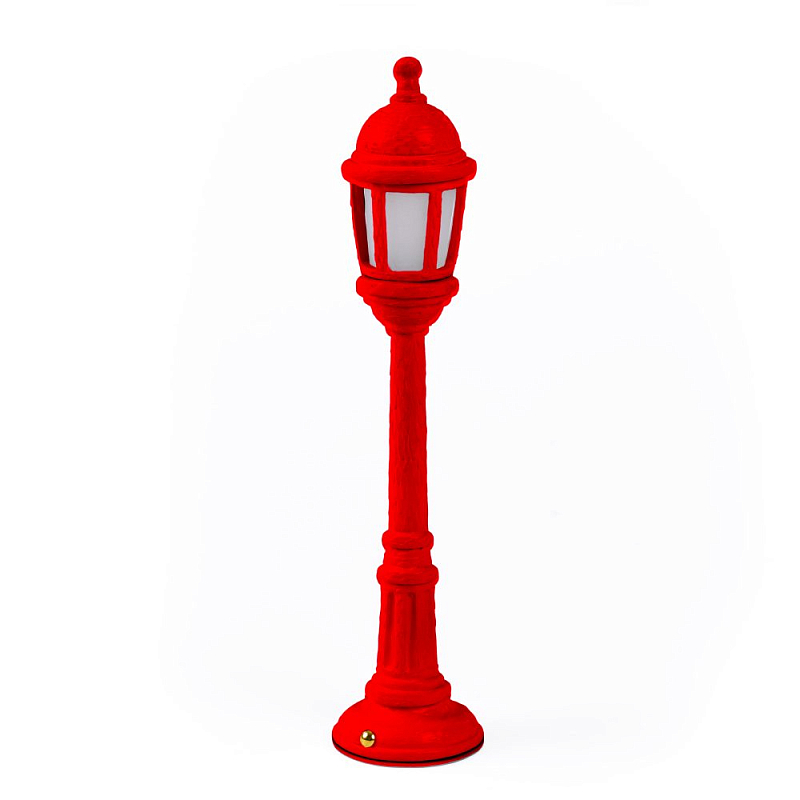 Настольная лампа Seletti Street Lamp Dining Red Красный в Новосибирске | Loft Concept 