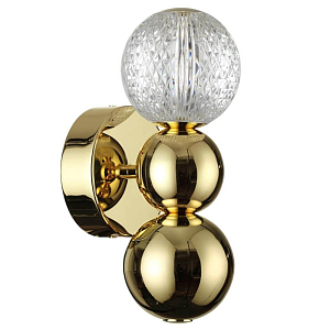 Светодиодное бра Crystal Globule Small Золото