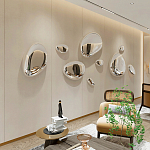 Абстрактная скульптура на стену в виде капли воды Water Outline варинант исполнения - 3 | Loft Concept в Новосибирске