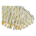 Люстра с подвесками в форме капель на серебристом каркасе Raindrop варинант исполнения - 4 | Loft Concept в Новосибирске