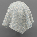 Мебельная ткань Шенилл голубой цвет 142 см T4-45 варинант исполнения - 9 | Loft Concept в Новосибирске