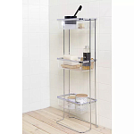 Полка напольная трехъярусная для ванной Bathroom Floor Shelf варинант исполнения - 1 | Loft Concept в Новосибирске