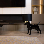 Лампа COLLECTION OF DOGS с абажуром Бультерьер варинант исполнения - 8 | Loft Concept в Новосибирске