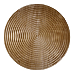 Журнальный столик с круглой фактурной столешницей из натурального дерева Vortex варинант исполнения - 2 | Loft Concept в Новосибирске