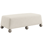 Дизайнерская Банкетка Wakonda с деревянными шариками  варинант исполнения - 1 | Loft Concept в Новосибирске