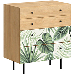Комод с принтом на ящиках Elise Chest of Drawers варинант исполнения - 8 | Loft Concept в Новосибирске