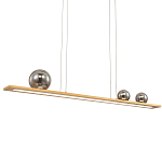 Светодиодная линейная люстра IONA Сhandelier gold 103 варинант исполнения - 1 | Loft Concept в Новосибирске