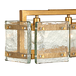 Люстра прямоугольная из толстого литого стекла Cast Glass варинант исполнения - 3 | Loft Concept в Новосибирске