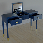 Туалетный стол - Трельяж Elsa Dreams Blue 120 см варинант исполнения - 2 | Loft Concept в Новосибирске