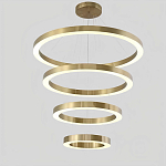 Люстра Light Ring Vertical Латунь варинант исполнения - 1 | Loft Concept в Новосибирске