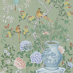 Обои ручная роспись Temple Newsam Mercury Grey варинант исполнения - 3 | Loft Concept в Новосибирске