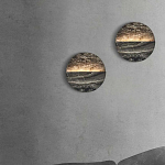 Бра в форме диска из керамогранита Eclipse of Celestial Bodies варинант исполнения - 5 | Loft Concept в Новосибирске