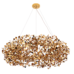 Люстра подвесная круглая с многочисленными металлическими круглыми элементами Terzani Argent варинант исполнения - 4 | Loft Concept в Новосибирске