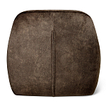 Барный стул со спинкой и подлокотниками на 4-х черных ножках Douglas Rhombus Коричневый Велюр варинант исполнения - 4 | Loft Concept в Новосибирске