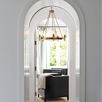  Люстра с 5-ю цилиндрическими плафонами из стекла с пузырьками Hinkley варинант исполнения - 9 | Loft Concept в Новосибирске