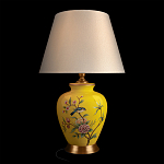 Настольная лампа желтая с изображением птиц Slip Away варинант исполнения - 8 | Loft Concept в Новосибирске