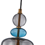 Подвесной светильник со стеклянным плафоном дымчатого цвета Prestige варинант исполнения - 4 | Loft Concept в Новосибирске