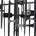 Люстра черная остроконечной формы Black Satin варинант исполнения - 2 | Loft Concept в Новосибирске