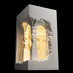 Встраиваемый в стену гипсовый светильник под покраску с колоннами и арками в античном стиле Antiquity Athena варинант исполнения - 7 | Loft Concept в Новосибирске