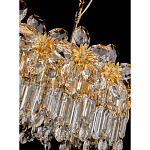 Люстра с декоративными элементами в виде крупных хрустальных цветов Palace Gardens варинант исполнения - 3 | Loft Concept в Новосибирске