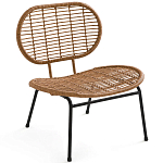 Садовое кресло из искусственного ротанга Mills Rattan Wicker Chair варинант исполнения - 1 | Loft Concept в Новосибирске