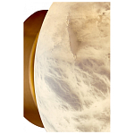 Бра в форме диска из натурального камня Cryptocrystalline Stone варинант исполнения - 3 | Loft Concept в Новосибирске