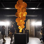 Люстра виноградная гроздь Grape Balls Янтарный цвет варинант исполнения - 3 | Loft Concept в Новосибирске