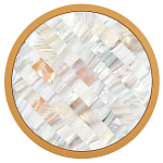 Бра в форме диска с перламутровыми прямоугольниками из морской ракушки Touch of Marine Charm варинант исполнения - 2 | Loft Concept в Новосибирске