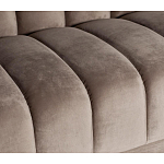 Диван трехместный велюровый серый Island of Comfort варинант исполнения - 4 | Loft Concept в Новосибирске