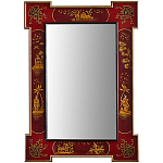 Зеркало в стиле Шинуазри ручная роспись Chinoiserie Mirror Red варинант исполнения - 1 | Loft Concept в Новосибирске
