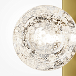 Бра с плафоном из прозрачного стекла с пузырьками воздуха Effervia варинант исполнения - 3 | Loft Concept в Новосибирске