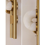 Бра  с фигурным мраморным рассеивателем Spiral of Warm Light варинант исполнения - 8 | Loft Concept в Новосибирске