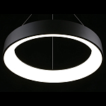 Люстра подвесная светодиодная Black Circle варинант исполнения - 4 | Loft Concept в Новосибирске